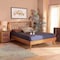 Baxton Studio Emiko Modern and Contemporary Walnut Brown Finished Wood Full Size Platform Bed 183-11120-9407-Zoro - alternate 5